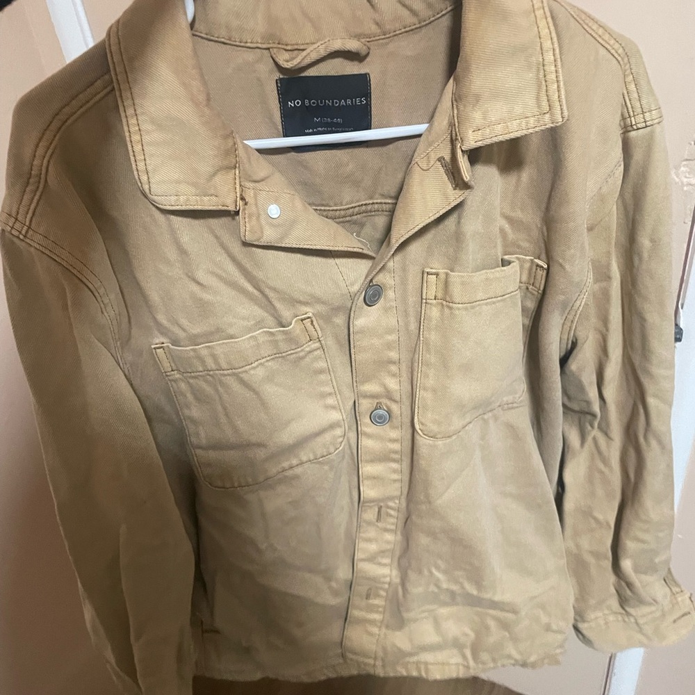 TAN DENIM JACKET